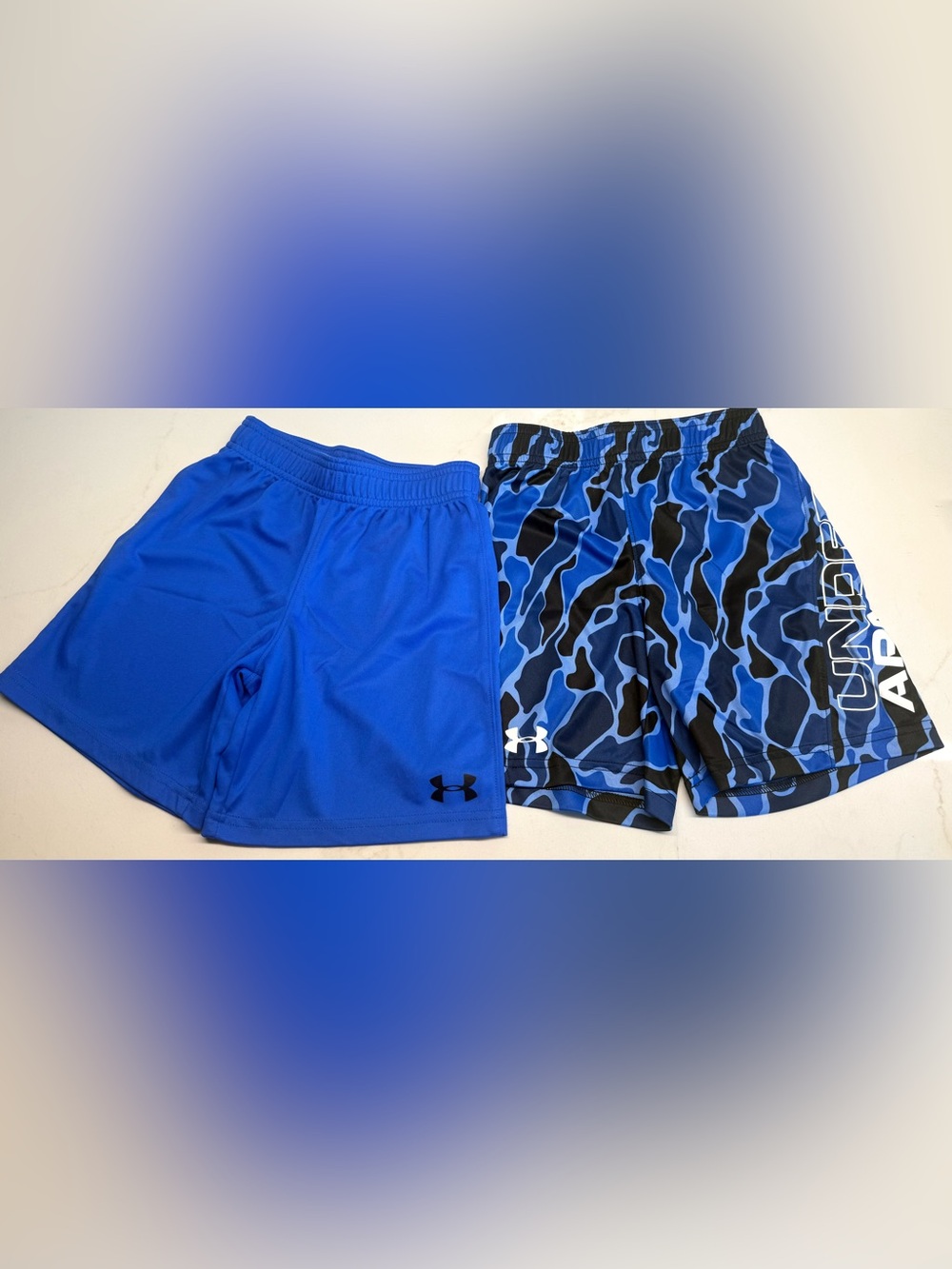 Boys Under Armour Shorts Bundle Size 5 Blue Athletic Shorts